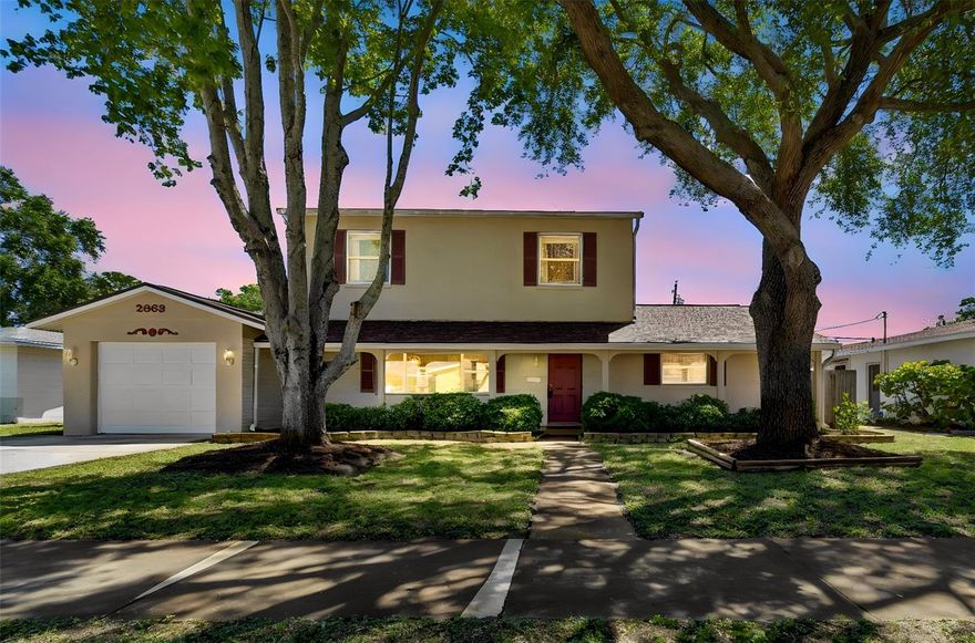 Welcome home to this beautifully updated four-bedroom, three-bath pool home offering 2,084 square feet of comfortable living space in the desirable Sheryl Manor/Holiday Park neighborhood. Ideally within short distance to Northwest Park, you’ll enjoy easy access to pickleball, tennis, a community pool, baseball and basketball. Enter inside to experience the warmth of newly resurfaced terrazzo floors (2024) complemented by fresh interior paint throughout. The thoughtfully designed first floor features three bedrooms, two full baths and a split floor plan, while the second floor serves as an incredible private owner’s retreat complete with its living room, kitchen, full bath and spacious walk-in closet. Out back, your personal oasis awaits with a large in-ground pool resurfaced in 2025 and a new pool pump (2022), ideal for entertaining or relaxing all summer long. Enjoy a super-convenient location with easy access to the shops and dining of Tyrone, proximity to Tyrone Square, the vibrant energy of St. Petersburg’s downtown, and gorgeous sugar sand beaches and sparkling waters of Treasure Island and St. Pete Beach just 15 minutes away. Additional updates include a new roof (2025), air conditioner (2016) and water heater (2022). This home offers more than just space, it promises a lifestyle of comfort, fun and unforgettable moments.
