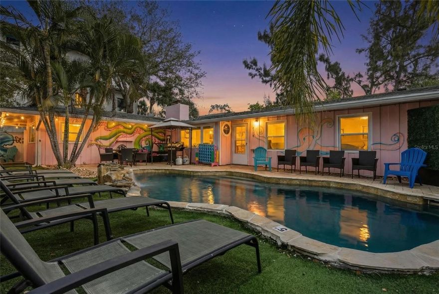 Discover an exceptional income-generating property in the heart of coveted Siesta Key! This fully renovated multi-unit compound features a spacious 3-bedroom, 2-bathroom unit and a 1-bedroom, 1-bathrooom unit (side by side). An impressive $270,000 gross income in 2023 and $264,000 in 2024 (despite hurricane-related downtime), this turnkey investment provides immediate cash flow. Note: This property is zoned an RMF (Residential Multifamily) and is legally able to accept nightly rentals. The property boasts recent upgrades including brand-new AC (2025), updated flooring (2025), modernized plumbing (2025), electrical (2025), and hot tubs (2023). This amazing opportunity is the best cap rate on any house on Siesta Key. Whether you're seeking a high-performing Airbnb rental portfolio or a strategic redevelopment opportunity in one of Florida's most desirable beach destinations, this property delivers both immediate income and long-term appreciation potential. Absentee owner managed; turnkey operation available at on a 10% management fee with all staff staying in place. This property could be purchased as a portfolio with 5228 Calle Menorca.