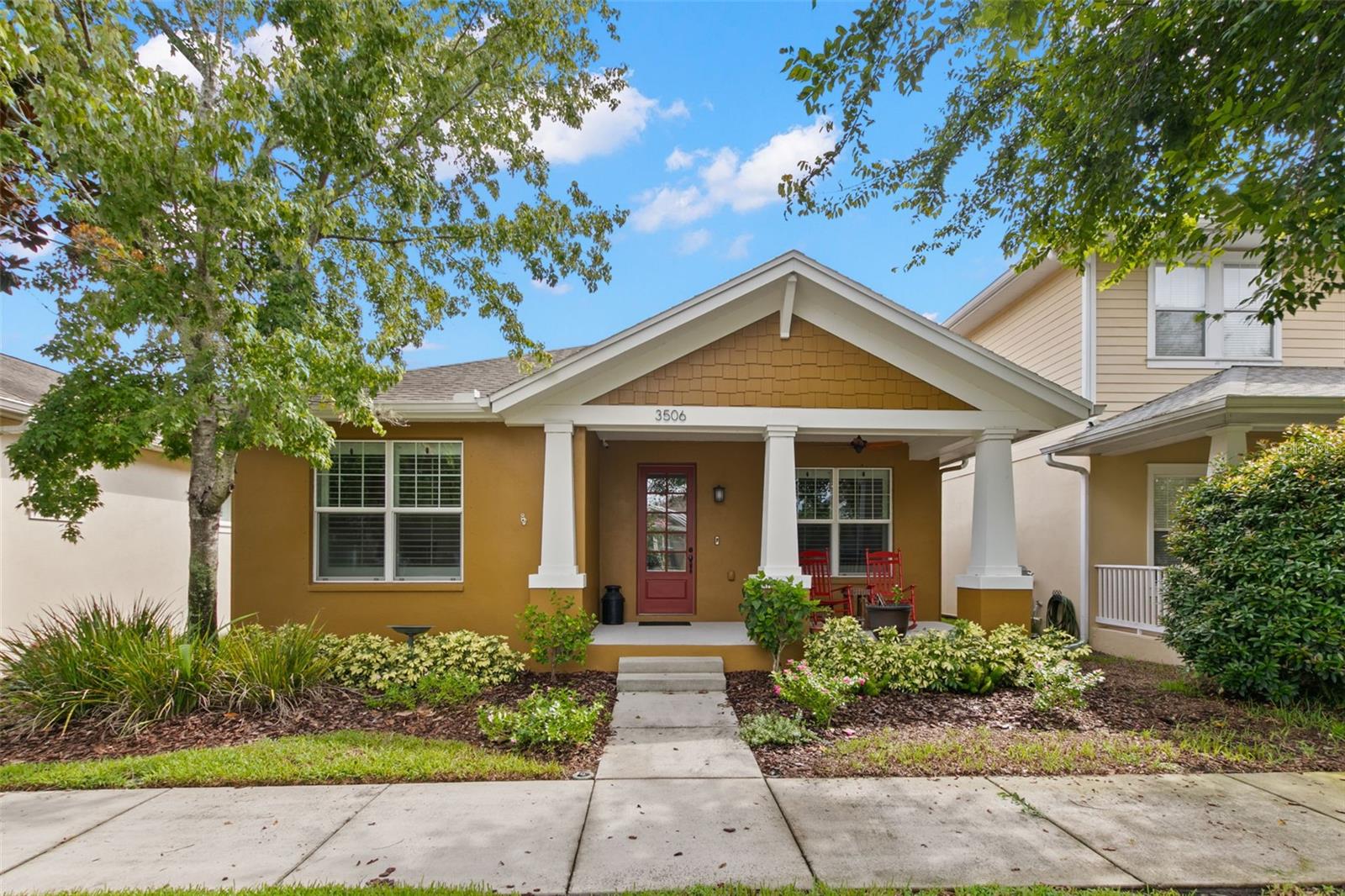 One or more photo(s) has been virtually staged. Custom-Built Gem in Desirable Long Leaf Community – 3 Bed / 3 Bath + Private In-Law Suite
Welcome to this stunning 2016 custom-built home nestled in the heart of the highly sought-after Longleaf community in growing Pasco County. Spanning 2,174 sq ft, this thoughtfully designed residence offers 3 spacious bedrooms, 3 full bathrooms, and a fully equipped mother-in-law suite with its own private entrance, bathroom with shower, and dedicated washer/dryer hookups—perfect for multigenerational living or rental potential.
Luxury Meets Functionality Step inside through the custom front door and be greeted by a beautifully upgraded kitchen featuring premium finishes, walk-in pantries, and a built-in wine fridge—ideal for entertaining. The home is loaded with high-end touches including:
• Security camera system for peace of mind
• Tankless water heater for energy efficiency
• Gas furnace for cozy winters
• Central vacuum system for easy maintenance
• Elegant window shutters throughout
The spacious layout offers privacy and comfort, with each bedroom thoughtfully placed and each bathroom finished with quality materials. The mother-in-law suite adds incredible flexibility, whether for guests, extended family, or income potential.
Prime Location Situated directly across the street from the beloved Starkey Market, you’ll enjoy easy access to local produce, coffee, and community events. Long Leaf is known for its charming streets, friendly neighbors, and proximity to top-rated schools, parks, and shopping.
Don’t miss your chance to own this one-of-a-kind home in one of Pasco County’s most vibrant neighborhoods. Schedule your private showing today!