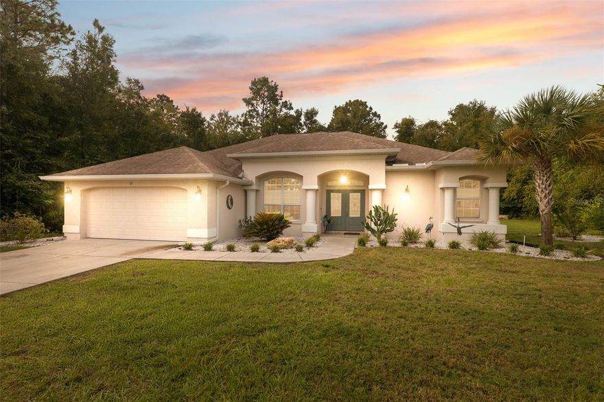 Step into Florida living at its finest with this 2019 Artistic Homes build located in the sought-after community of Sugarmill Woods Cypress Village. Nestled on over a half-acre of lush privacy, this 3-bedroom, 2-bath pool home blends modern comfort with timeless design. High ceilings, tray accents, and abundant natural light highlight the spacious open floor plan, while the kitchen serves as the heart of the home—featuring granite countertops, stainless appliances, and a cozy breakfast nook overlooking the screened-in lanai and sparkling heated pool. And if the home wasn’t incredible enough already, it also comes equipped with a whole-home generator—offering peace of mind year-round.

The split-bedroom layout offers a tranquil retreat in the primary suite, complete with dual walk-in closets and a luxurious ensuite bath featuring a soaking tub, walk-in shower, and dual vanities. Step outside to your private screened lanai—perfect for entertaining, relaxing, or simply soaking up the peaceful backdrop of mature trees.

With community amenities that include a clubhouse, golf course, tennis courts, and a community pool—available with a Sugarmill Woods Country Club membership—you’ll enjoy the best of resort-style living just minutes from the Gulf Coast, local springs, and charming downtown Homosassa.

This home truly checks every box—modern, move-in ready, and surrounded by natural beauty. Schedule your private showing today and experience the lifestyle you’ve been dreaming of.