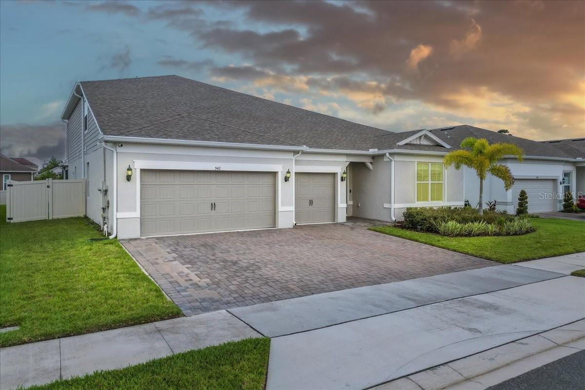 This stunning 5-bedroom, 4-bath home offers the space, flexibility, and upgrades you’ve been looking for! Located in East Orlando, just minutes from UCF, the 408, theme parks and the beaches!
Inside, enjoy an open layout with a spacious living room, formal dining area, and a large kitchen! Easily host the next gathering with a the large center island (quartz countertops), oversized walk-in pantry & tons of storage space that is sure to please the chef!
Need extra space? This home delivers with a private office, a large loft-perfect for a game room, and a flex room currently used as a gym-easily convertible to a home theater!
The luxurious primary suite, located on the main floor, features sliding doors to the lanai, a spa-like bathroom with a 10 ft. walk-in shower, and a massive 13 ft. walk-in closet.
Bedrooms 2 & 3 are located upstairs, are 15' and have walk-in closets. Bedrooms 4 & 5 are located on the first floor. Bedroom 5 easily functions as a private guest suite with its own full bathroom!
Entertain with ease in your backyard retreat! Accessed through 8' double sliding pocket doors, the covered lanai has ample room for dining and seating, and overlooks the saltwater pool. The fenced backyard and tree-lined view create a serene setting to relax and enjoy outdoor living on one of the largest lots in the community!
Other upgrades include crown molding, a huge laundry room, a mud-room, a 3-car garage, and an extended paver driveway for extra parking.
Located just minutes from the airport and close to shopping, dining, and top-rated schools—this East Orlando gem checks every box!