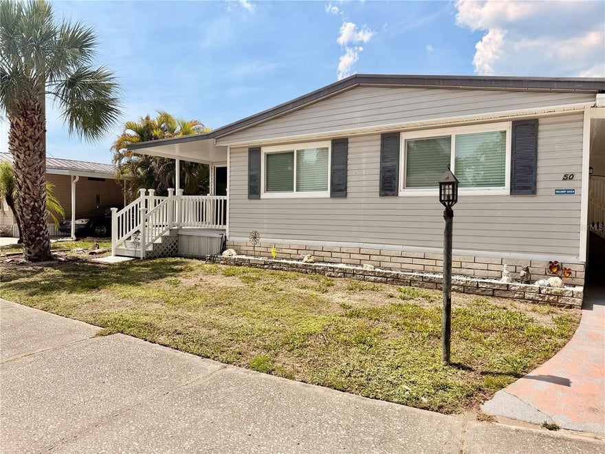 Come enjoy your retirement at Riverbreeze Estates, a 55+ cooperative community located in Ruskin. Situated on a quiet, private corner lot, this unique double-wide home—featuring 2 bedrooms and 2 bathrooms—awaits its next owner. NEW UPGRADES: a hurricane-reinforced carport with exclusive golf cart access! Its open-concept floor plan offers a spacious feel, complemented by a recently remodeled modern kitchen, a walk-in closet, and a double-glass-door entry that floods the home with natural light, creating a warm and welcoming atmosphere; furthermore, the home boasts a solid structural foundation. Community amenities include a clubhouse with an extensive schedule of organized activities, a large heated community pool, shuffleboard courts, and a fenced storage area for RVs and boats. Buyer approval is required. One indoor-only domestic cat or one service animal is permitted. The community enjoys a strategic location near US-41 and I-75, offering easy road access to Bradenton, Sarasota, Tampa, and St. Pete for shopping, beaches, and dining options. Furniture included!!
Schedule your showing today!
