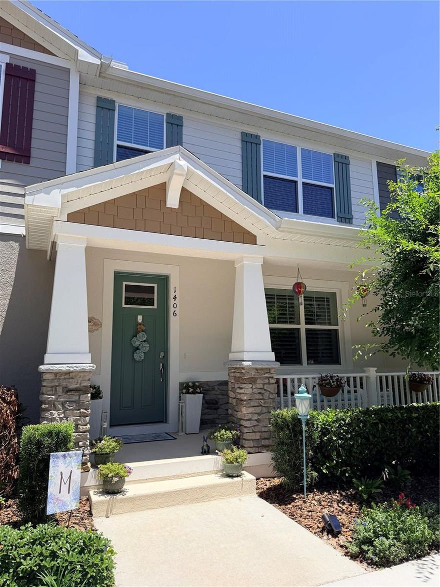 Welcome to this almost-new townhome in beautiful Winter Springs! Located in the desirable Hickory Grove community, where you will find a maintenance free living, relaxing pool and cabana, playground for the little ones and a dog park for your furry friend, all just a few steps away and NO CDD to pay. The monthly HOA dues also include: landscaping, irrigation, weed control, exterior paint, roof, 1GB of high speed internet and cable premium package.

This stunning residence has been tastefully decorated and offers the perfect blend of modern style, comfort, and convenience. Your front door opens up to the serene parks, fountains and walkways just across the street from your favorite stores and restaurants. 
Enjoy an open-concept layout with plenty of natural light, a modern kitchen with state of the art SS appliances, quartz counters and a beautiful island to entertain your guests. 3 bedrooms, 2.5 bathrooms, and a 2-car garage,  and much more. This home is move-in ready and designed for easy living. Upstairs, the generous primary suite offers a private retreat with an en-suite bath and ample closet space.

Built with today’s lifestyle in mind, this home also includes the peace of mind of a builder warranty, this is a fantastic opportunity to own a like-new home in one of Central Florida’s most sought-after areas with top-rated schools.