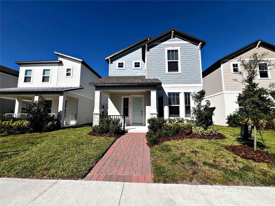 Be the first to live in this brand new Meritage Home that perfectly combines comfort, style, and energy efficiency. The open concept floor plan features a modern kitchen with a large island overlooking the great room, dining area, and patio, ideal for relaxing or entertaining. Enjoy beautiful finishes throughout, including quartz countertops, stylish tile flooring, and a detached two-car garage for added convenience.
Located in a highly desirable neighborhood with top-rated schools and easy access to major highways and employment centers, this energy-efficient home offers a sustainable and comfortable lifestyle. Do not miss the chance to make this stunning new home yours. Schedule a visit today! Vacant.