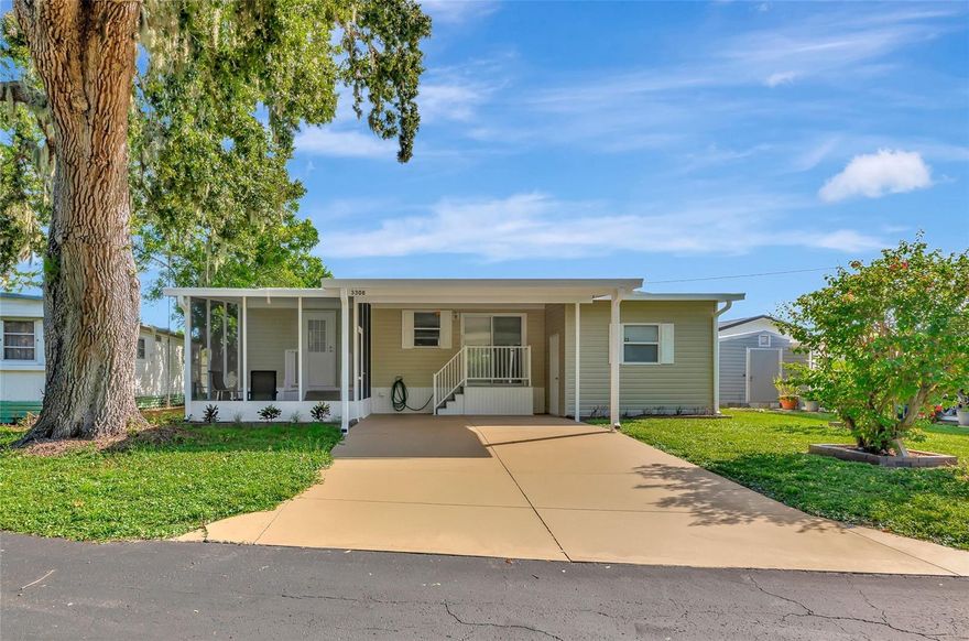 Maintenance-Free 55+ Yearly Rental – Just Bring Your Clothes & Toothbrush!
Move right in and start enjoying the relaxed Florida lifestyle in this beautifully updated, turnkey home located in the highly desirable 55+ community of Terra Siesta. This 2-bedroom, 2-bath home features a split-bedroom design, offering two private primary suites—each with its own walk-in closet for comfort and convenience. The open floor plan includes a spacious living/dining area and a breakfast bar with pass-through—perfect for entertaining or everyday living. Sip your morning coffee or unwind in the evening on the enclosed front porch, which overlooks a quiet, private view of nature (with no neighbors directly across the street!). Highlights You’ll Love include indoor laundry for easy living, separate storage shed for extra storage, tastefully decorated and fully furnished making it turnkey ready, and brand-new water heater and newer A/C for peace of mind make this property truly maintenance-free living. Terra Siesta amenities include, 2 sparkling swimming pools, 2 clubhouses with activities and events, pickleball and shuffleboard courts and large park-like grounds with horseshoe pits where the community provides seasonal entertainment. Your monthly rent includes the HOA fee plus water, sewer, trash, and lawn maintenance. Conveniently located near Ellenton Outlet Mall, new shopping plazas, restaurants, and easy access to I-75, Terra Siesta is the perfect blend of comfort, community, and convenience. Call today to schedule your private showing.