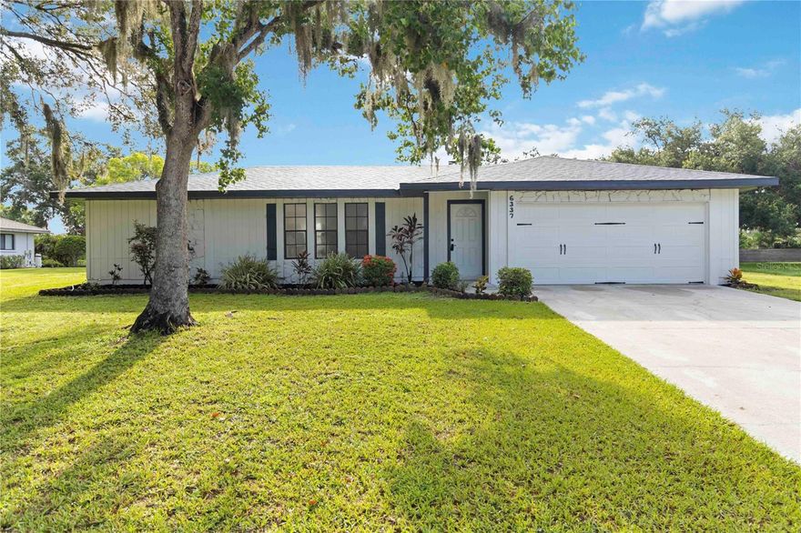 Welcome to this beautifully updated 4-bedroom, 3-bath ranch on a spacious half-acre lot. Offering 2,260 sq ft of living space, this home features a brand-new roof (2025), fresh paint, and new flooring throughout. The inviting layout includes a modern kitchen with custom cabinetry, granite counters, and stainless steel appliances, a cozy stone fireplace, and a private laundry room. Retreat to generously sized bedrooms and updated baths with stylish finishes. Step outside to your own backyard oasis with an in-ground pool and plenty of patio space for entertaining. Conveniently located near  schools, shopping, restaurants, and more — this home combines comfort, style, and everyday convenience. Don't miss the opportunity to own a beautiful home in a quiet neighborhood. Schedule your showing today!