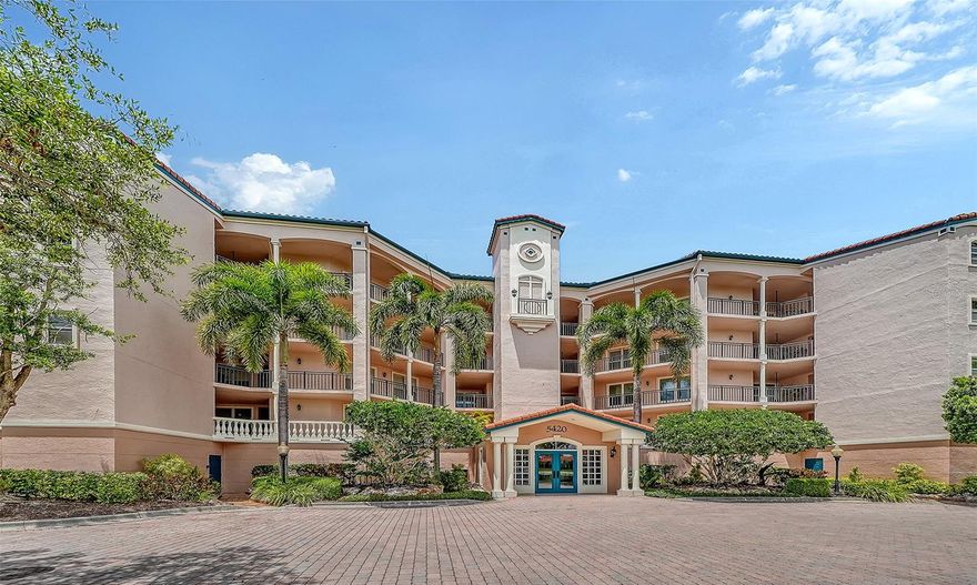 Perched atop the building, this exceptional penthouse offers sweeping, unobstructed views over a lush green preserve, complemented by enticing peek-a-boo glimpses of the Intracoastal Waterway. Enjoy these panoramic vistas from the living room, primary bedroom, or a stunning glassed-in seating area. This unique space captures expansive scenery while inviting gentle coastal breezes, creating a seamless blend of indoor comfort and outdoor beauty. The kitchen features a cozy breakfast nook, perfect for starting your day. The spacious primary suite includes a large walk-in closet, separate vanities, a walk-in shower with rain head, plus semi-private water closet. The versatile den or study, is outfitted with a closet, offering flexibility and can easily be converted into a third bedroom to suit your needs.

Located behind the gates of The Landings, this maintenance-free residence is ideal as a full-time home or seasonal getaway, offering both tranquility and convenience. Just minutes from vibrant downtown Sarasota, you’ll have easy access to an array of dining, shopping, and cultural attractions, while world-famous Siesta Key Beach is only a short drive away. Residents of The Landings enjoy an impressive array of amenities within this private, gated community. Take advantage of Har-Tru tennis courts, fitness center, and an active clubhouse. The junior Olympic-sized swimming pool provides the perfect place to relax or stay active, while kayak storage and a launch area make it easy to explore the nearby Intracoastal Waterway. A scenic nature trail further enhances the community’s appeal, offering peaceful surroundings and direct access to the water.

This penthouse delivers an exceptional lifestyle defined by natural beauty, comfort, and convenience