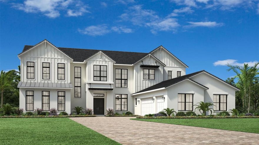 Under contract-accepting backup offers. Pre-Construction. To be built. Discover an unparalleled opportunity to acquire a sovereign 1.16-acre estate homesite in the heart of Windermere. This meticulously positioned property, oriented east-west for optimal light, is ensconced within a private setting and borders a permanent conservation area, ensuring absolute privacy and serene, unimpeded vistas. The absence of an HOA affords complete architectural freedom, making this the premier canvas for a discerning clientele to realize a fully bespoke residence.
The Homesite Poised in an exclusive and tranquil setting, the estate offers a retreat-like atmosphere while maintaining proximity to Windermere's finest amenities. The lot guarantees no rear neighbors, creating a timeless backdrop of natural beauty. Esteemed schools, luxury shopping, gourmet dining, and major transportation corridors are merely moments away, striking a perfect balance between seclusion and convenience.
A Vision of Refined Living is presented with the unique privilege of complete customization. The client is invited to curate every detail, from structural enhancements and premium Design Center selections to the seamless integration of a custom-designed pool and spa complex.
Architectural distinction begins at the two-story covered entry, which introduces a grand foyer and an impressive volume of space. The principal living areas are artfully designed for both large-scale entertaining and intimate daily life, featuring:An elegant foyer and formal dining room.
A magnificent living room with detailed coffered ceilings, opening to a spacious lanai for seamless indoor-outdoor Florida living.
A chef-inspired kitchen overlooking a sunny casual dining area, equipped with a large center island breakfast bar, ample counter space, and a huge walk-in pantry.
Retire to the palatial primary bedroom suite, a true owner's retreat featuring a coffered ceiling, a relaxing sitting area, dual walk-in closets, and a deluxe primary bath with dual vanities, a luxe shower, and a private water closet.  All secondary bedrooms feature walk-in closets, with two offering private baths and one utilizing a well-appointed hall bath.
First-Floor Bedroom Suite: Perfect for guests or multi-generational living. A secluded first-floor office for productivity. Powder room, everyday entry, and a centrally located laundry room. We invite qualified buyers to schedule a private consultation to review detailed architectural plans, finish selections, and customization options. Our team of professionals will guide you through every aspect of creating your Windermere estate.
 Contact our exclusive listing team to arrange a comprehensive property review and begin the customization process for your Montech estate.