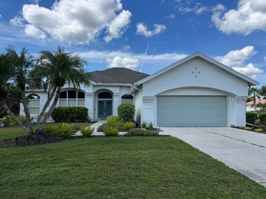 Welcome to this lovingly maintained, move-in ready 3 bedroom, 3 bath single-level home with den and double garage, perfectly situated on a spacious corner lot overlooking a serene pond in highly sought-after River Club.

This home offers peace of mind with a brand-new roof, freshly painted exterior, new lanai screening (all Sept. 2025), and numerous interior upgrades including new flooring, paint, countertops, sinks, and faucets throughout. The kitchen is equipped with newer appliances, all replaced since 2020, and the hot water heater was upgraded to a tankless system in 2021, adding efficiency and convenience.

The open-concept layout is filled with natural light, featuring cathedral ceilings, a bright breakfast nook, and a split floor plan for privacy. The primary suite boasts tall ceilings, two closets, and sliders to the backyard. Its spa-style bathroom includes a walk-in shower, soaking tub, dual sinks, and private water closet. Two additional bedrooms provide comfort for family or guests, with one offering its own en-suite bath.

This property does not currently have a pool, perfect for buyers seeking low-maintenance living or those who want to design their own custom pool rather than manage an older one.

Enjoy Florida living with plenty of wildlife nearby—deer, herons, and even the occasional alligator can be spotted in the neighborhood’s natural greenbelt.

Located in the highly sought-after River Club community with low HOA fees and no CDDs, this home is within close proximity to Lakewood Ranch Main Street and LWR Medical Center, and just a short drive to UTC Mall, Waterside, golf courses, Sarasota Polo Club, and I-75. World-class beaches are only 20–25 minutes away.

Don’t miss your chance to call this beautiful River Club home your own!