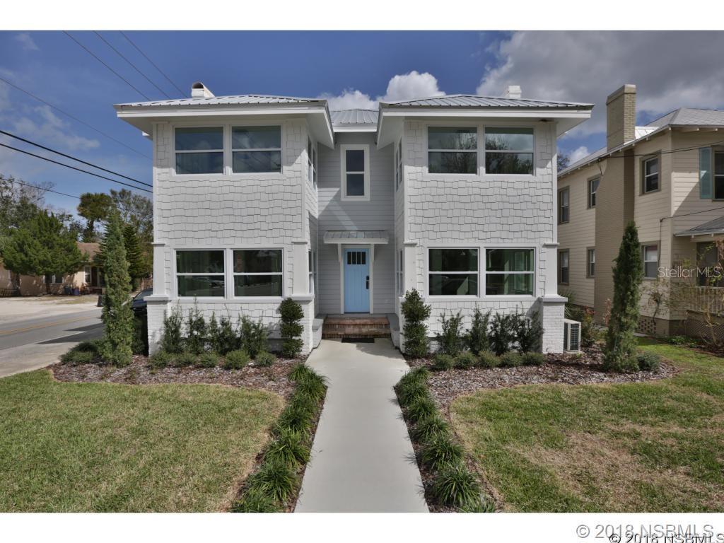 Unique Designer Rental is AVAILABLE.....A Rebuild using modern touches from Professionals when creating this beautiful layout.
Inside and Outside include unique one of a kind features. Also add the key location of New Smyrna Beach's downtown famous Canal Street.
Available and ready to go very soon, make the contact now for a showing as they never last long. PETS now allowed!!!