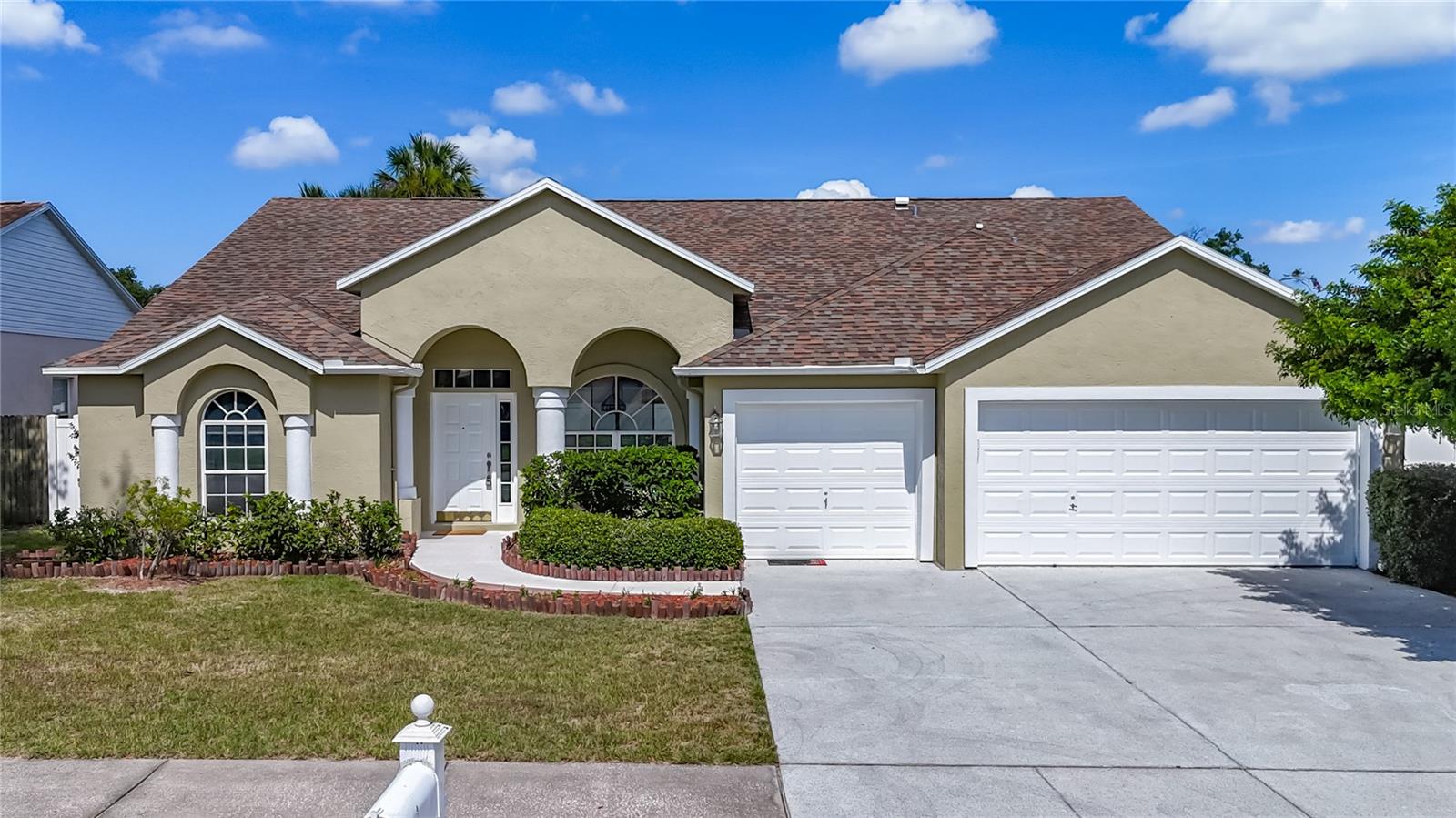 Must see this great deal! Beautiful 4-bedroom, 3-bathroom, 3-car garage, 2,243 sq ft pool home, ideally situated in a sought-after Riverview location. This place is absolutely phenomenal, Features include a spacious open split-bedroom floor plan, with high ceilings and crown molding throughout. A large, open kitchen with brand-new granite countertops, bathrooms feature brand new quartz countertops and brand-new carpet throughout, freshly painted interior and exterior, spacious private master suite with a walk-in closet and an en-suite bathroom featuring a walk-in shower. Exterior features a screened in lanai with a pool and brand-new sod and irrigation system in the fully fenced back yard. NO CDD fees and Low HOA fees! Situated near great shopping, dining, and major highways, this home provides easy access to all that Riverview and the Tampa Bay area provide. This is a must see!