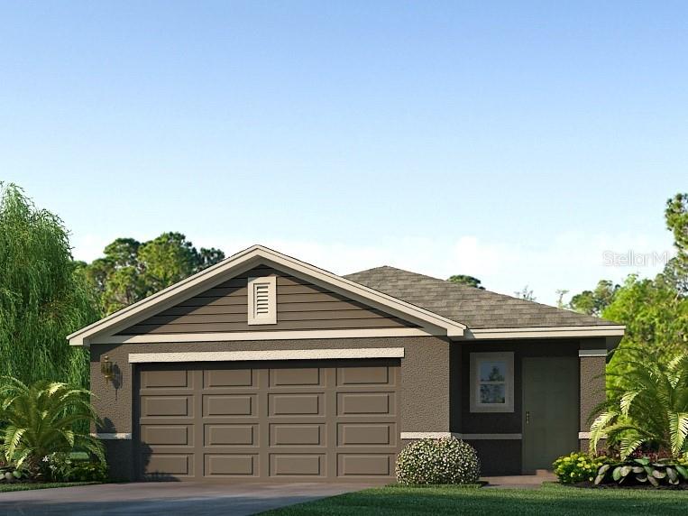 Under Construction. Receive up to $15,000 towards closing cost and special interest rates with our preferred lender NOW until August 17th. A front porch welcomes to you into one-story all concrete block construction home. Designed to optimizes living space with an open concept kitchen that overlooks the versatile great room and large covered lanai. The well-appointed kitchen features an island with bar seating, oversized walk-in pantry and sleek stainless-steel appliances! Bedroom one is located behind the kitchen and has an ensuite bathroom with double vanity and spacious walk-in closet providing substantial storage space. A second bedroom and bath are located at the rear of the home. Just off the great room is the versatile fourth bedroom, perfect to meet your needs. Like all D.R. Horton homes, the Harper includes a Home is Connected smart home technology package which allows you to control your home with your smart device while near or away.