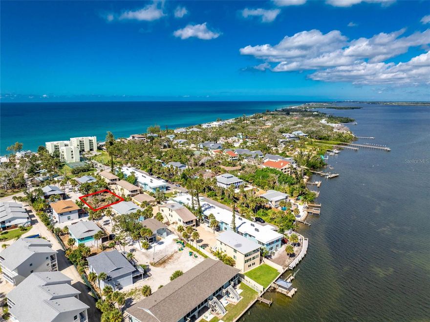 Enjoy exclusive deeded access to both the Beach and Lemon Bay from this exceptional MULTI-FAMILY (MMF10) zoned lot, allowing up to 10 units per acre! Build your dream coastal retreat or an income-producing investment property in one of Florida’s most sought-after waterfront communities. This large, cleared lot is ready to build—located in a high-elevation area of Manasota Key for optimal hurricane resilience. Multi-family parcels on Manasota Key are rarely available, making this a truly unique opportunity for developers and investors alike. Not in Scrub Jay zone; no gopher tortoise nests (per ecological survey, August 2025). Short-term rentals permitted. Survey available!