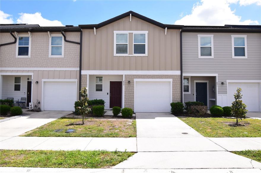 Welcome Home! This beautiful townhome features, OPEN FLOOR PLAN, GORGEOUS VIEW, GRANITE COUNTERS, STAINLESS STEEL APPLIANCES, WASHER & DRYER INCLUDED, HUGE MASTER SUITE & WALK IN CLOSET, HIGH CEILINGS, LIGHT & BRIGHT, COMMUNITY POOL & PLAYGROUND, MINUTES TO DISNEY & MAJOR SHOPPING!! This home is a MUST SEE, CALL NOW!
