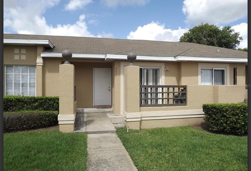 Cozy 2/2 villa located in the Kissimmee area. Only minutes to shopping, restaurants, and major highways including the Florida Turnpike. Ceramic tiled living areas, carpeted bedrooms, refrigerator, oven & dishwasher included, and community pool. Tenant must provide their own washer and dryer.