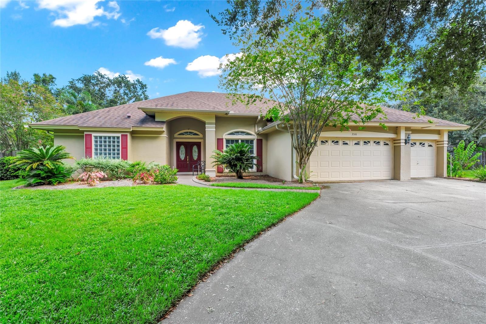Welcome to Windsor Place... a gorgeous community in Conway... a perfect place to call home! This property is a one-of-a-kind custom built pool home with 5 bedrooms and 3 baths. This property is a 1/2 acre...one of the largest lots in the neighborhood! Two gates on each side for access. This beautiful home sits at the back of a cul-de-sac providing privacy and solitude. As you come in the front door there is a separate dining room and living room. The kitchen has granite countertops, wood cabinets, and is quite spacious. The kitchen overlooks the large family room with a fireplace. The master bedroom and bath (including his and her sinks, a walk-in shower and a private tub) goes down the left side of the home and opens to the sunroom and pool deck. As you move to the back of the home, you have a large and open bonus room...great for games, crafts, entertainment or a study/office. It is light and bright! Awesome space! the owners put a fifth bedroom with a full bath next to the bonus room. Great for an in-law suite or guests, while visiting. This home with its 5/3 plus a bonus room is 3,284 heated square feet. Add to that a 3 car garage and you have quite a place! Concrete block construction with stucco. The backyard is fully fenced with a gate. The pool and spa is quite an oasis and is great for enjoying the back yard with family and friends. Neighborhood...great place to live...close to everything! The neighbor HOA is only $346.00/year. There is a playground, park and fenced tennis court. There is discussion to possibly change it over to a couple of pickleball courts. The location of this property in the neighborhood is a true hideaway. Fantastic location! Please reach out for your own private showing. Come take a look!