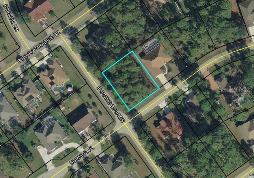 Build your dream home on this oversized corner lot located in the highly desirable Indian Trails neighborhood of Palm Coast. This spacious home-site measures approximately 100 feet wide by 125 feet deep, offering over a quarter acre of land and plenty of room for your custom dream home, swimming pool, and outdoor living area. This property is close to Shopping, Restaurants, Schools, Parks, 3 Public Golf Courses, Indian Trails Sports Complex, Walking & Biking Trails and you’re only a short drive to Flagler Beach and Historic Saint Augustine. There are NO HOA fees and no time limit to build, you have the flexibility to buy now and build when you’re ready. Whether you’re planning your future home or investing in Florida land, this is a great opportunity to own your own piece of paradise in Palm Coast.