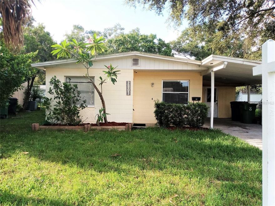 Available for rent is a 3 bedroom/1.5 bathroom single family home just steps away from BALLAST POINT ELEMENTARY and a short drive to Macdill AFB. Freshly painted and serviced, this house is ready for someone to call it home. Plenty of space available to spread out, have dinner, etc and a side roof off the kitchen offers a WASHER & DRYER INCLUDED! Master bedroom has a half bath while the hallway provides the spacious full bath. Also included with this house is a large fully fenced yard, PETS WELCOME! Additionally, a carport is in place to protect your vehicle from the elements. A short walk from Bayshore Blvd, the shops & restaurants of Gandy Blvd, and a 5-10 minute drive gets you to Downtown Tampa, St. Petersburg, or Tampa Int'l. Check it out today!