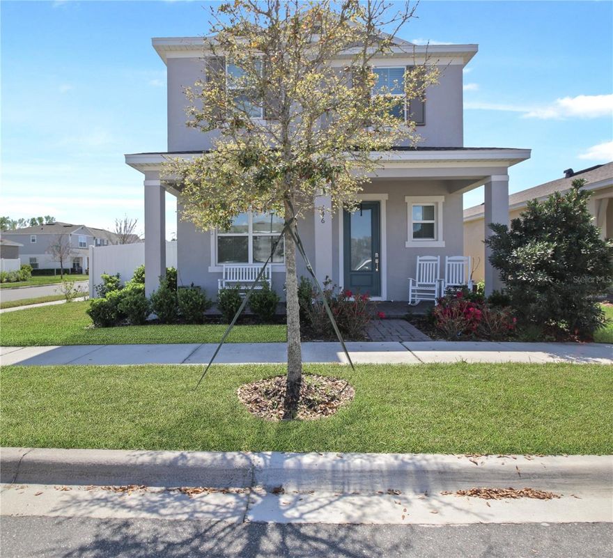 Almost new and move-in ready—skip the wait to build. This corner-lot home at 646 Kimber Lane offers modern living just steps from the community pool in one of DeBary’s growing neighborhoods, with convenient access to I-4 and SunRail. The flexible floor plan features a first-floor bedroom that can also serve as a private office, plus an upstairs loft ideal for working from home, a play area, or additional living space. Located in the vibrant Rivington community with resort-style pool and gathering spaces, residents enjoy easy access to the St. Johns River, Central Florida’s natural springs, parks, and the St. Johns River-to-Sea Loop cycling trail. Just minutes from the exciting new downtown DeBary development bringing future dining, shopping, and entertainment. A great opportunity to own a newer 4-bedroom home in a rapidly growing area.