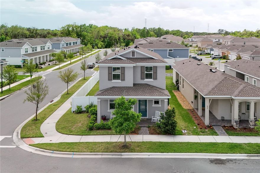 Almost new and move-in ready—skip the wait to build. This corner-lot home at 646 Kimber Lane offers modern living just steps from the community pool in one of DeBary’s growing neighborhoods, with convenient access to I-4 and SunRail. The flexible floor plan features a first-floor bedroom that can also serve as a private office, plus an upstairs loft ideal for working from home, a play area, or additional living space. Located in the vibrant Rivington community with resort-style pool and gathering spaces, residents enjoy easy access to the St. Johns River, Central Florida’s natural springs, parks, and the St. Johns River-to-Sea Loop cycling trail. Just minutes from the exciting new downtown DeBary development bringing future dining, shopping, and entertainment. A great opportunity to own a newer 4-bedroom home in a rapidly growing area.