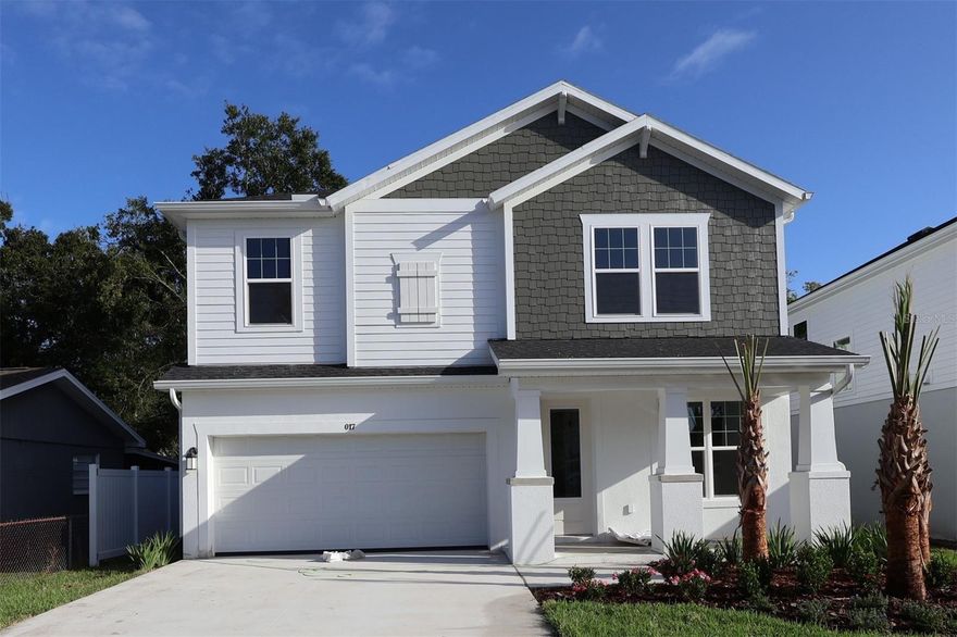 Under Construction. Brand-New David Weekley Home in South Tampa’s Top-Rated School Districts!
Welcome to your dream home in the heart of South Tampa, located in the highly sought-after Grady Elementary, Coleman Middle, and Plant High School districts! Just minutes from Tampa International Airport, Raymond James Stadium, and the city’s best dining, shopping, and entertainment, this stunning new construction by David Weekley Homes offers the perfect blend of comfort, style, and convenience.
Perched elegantly on an elevated homesite with charming curb appeal, you’re greeted by a cozy front porch and a grand 8-foot entry door. Step inside to find a flexible home office with a super-sized closet, ideal as a 5th bedroom with a full bath just steps away.
The open-concept main living area is designed for modern living and effortless entertaining. The chef-inspired kitchen features crisp white cabinetry, gleaming quartz countertops, a gas cooktop, and an oversized island with seating for five or more—perfect for casual meals or gathering with friends. The kitchen flows seamlessly into the spacious family and dining rooms, all overlooking a full-width covered lanai and fenced backyard with landscaping and irrigation—ready for your personal backyard oasis.
Upstairs, the light and airy feel continues with natural wood-look laminate flooring throughout, including in the spacious bonus room and luxurious owner’s retreat. The primary suite offers ample space to unwind, featuring a spa-style super shower with a frameless glass enclosure and a walk-in closet that will wow you. Three generously sized secondary bedrooms and two additional bathrooms provide comfort and privacy for family or guests.
Additional features include:
• Impact-resistant windows
• Natural gas cooktop & tankless water heater
• No flood insurance required
• 1/2/10 year builder warranty for peace of mind
Don't miss your chance to own this move-in-ready, low-maintenance home in one of Tampa’s most desirable neighborhoods. Schedule your private showing today—this one won’t last!
