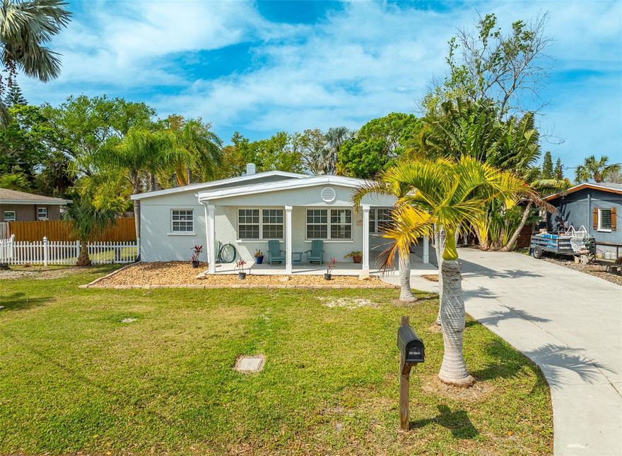 Just minutes from the world-famous Tarpon Springs Sponge Docks and the beautiful beach at Fred Howard Park, this beachy and beautifully updated 3-bedroom, 2-bath pool home offers the ideal Florida lifestyle. Located across the street from scenic Kreamer Bayou, the neighborhood features quiet streets perfect for walking, jogging, and biking while remaining close to the Gulf of Mexico and historic downtown Tarpon Springs.
This 1,812-square-foot single-family home sits on a private, nearly ¼-acre fenced lot with a 12x25 covered carport, extended driveway, and backyard shed for additional storage.
An inviting covered front porch welcomes you inside to a spacious living room featuring vaulted ceilings, abundant natural light, fresh interior paint, and luxury vinyl plank flooring throughout. The updated kitchen features new cabinetry, granite countertops, stainless steel appliances, and a breakfast bar, and opens to a family room with hurricane-rated sliding doors leading to the pool area.
The screened lanai and large covered patio overlook the sparkling pool, creating the perfect space for relaxing or entertaining.
The primary suite includes a large walk-in closet with built-ins and a beautifully remodeled ensuite bathroom featuring a tiled shower with rain showerhead, granite vanity, two linen closets, and an additional vanity area with pendant lighting. The middle bedroom is ideal for a home office and connects to a remodeled Jack-and-Jill bathroom with tiled tub/shower combination and granite vanity. A spacious rear bedroom offers recessed lighting, ceiling fan, and pool views.
The oversized yard provides plenty of room for outdoor gear such as kayaks and paddleboards, with a storage shed for convenience.
Enjoy living less than one mile from Fred Howard Park and beach, and within two miles of the Pinellas Trail, Sunset Beach, historic downtown Tarpon Springs, the Sponge Docks, and Craig Park. The area is known for its vibrant festivals, waterfront parks, golf courses, kayaking trails, and easy access to nearby islands and Anclote Key Preserve State Park.
With its desirable location, pool, and proximity to beaches, parks, and downtown attractions, this property would make an excellent primary residence, vacation home, or investment opportunity with strong rental potential.