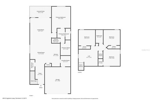 Tiny photo for 4614 Cragmere Loop, Clermont, FL 34711 (MLS # O6384892)