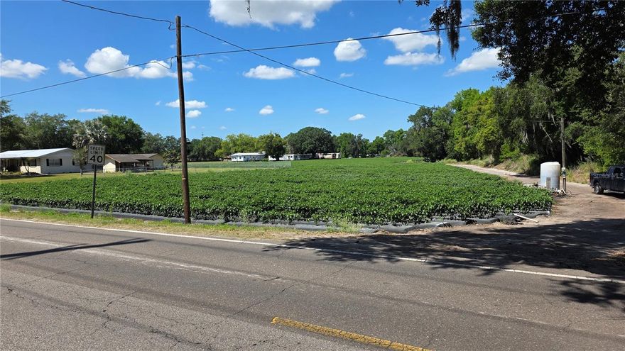 5.48 ACRES – BUILD YOUR DREAM HOME OR FAMILY ESTATE (UP TO 5 HOMES) 
 ~ For Best Viewing click on virtual tour link 
 ~ Rare opportunity to own 5.48 usable acres in the Valrico/Dover area, just minutes from I-4, I-75, and Diamond Hill Golf Course.
 ~ Zoned AS-1 (1 home per acre) — build your custom home or multi-generational family estate (up to 5 homes).
 -- Income-producing land (currently leased to strawberry farmers)
 -- Well & electricity in place
 -- Private pond + tree-lined stream boundary
 -- Open land + natural privacy
 ~ PERFECT FOR: 
 Estate home / family compound
 ~ Workshop, barn, RV & equipment storage
 ~ Buyers wanting space, privacy, and flexibility
 ~ Rare 5+ acre parcel in this location.