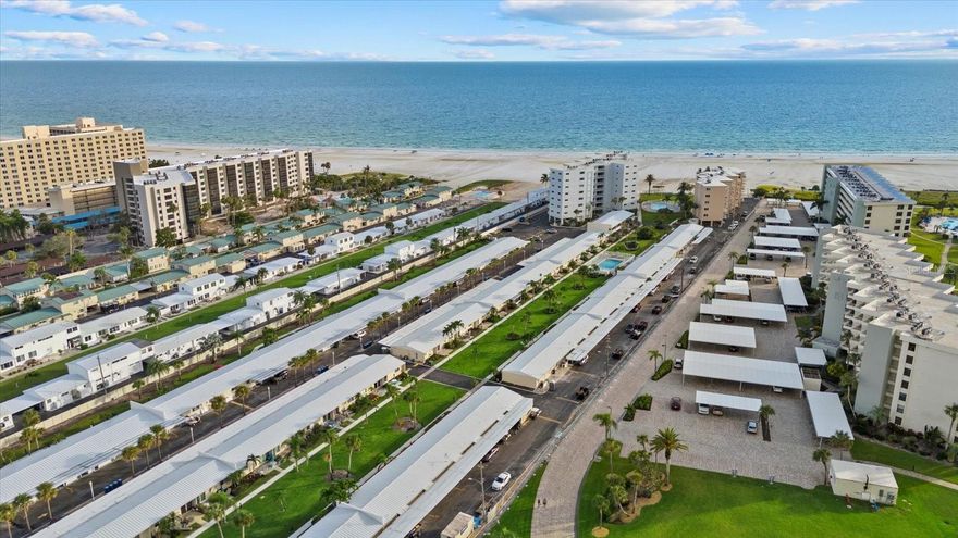 Discover the charm of island living in this beautifully remodeled 1-bedroom, 1-bath condo on the Gulf side of Siesta Key. Designed with a laid-back coastal vibe, this home perfectly blends style, comfort, and functionality.
The open-concept floor plan showcases luxury vinyl plank flooring throughout, creating a seamless flow from the spacious kitchen to the dining area and inviting living room. Soft coastal hues and sliding glass doors with plantation shutters fill the space with natural light and add a touch of island character.
The oversized primary bedroom continues the relaxed feel, featuring matching shutters, soft tones, and plenty of space to unwind. The updated bathroom brings a spa-like touch with pebble shower floors and modern finishes, while the in-unit laundry adds convenience.
Step outside to your private back patio surrounded by lush tropical landscaping, where you can unwind in the gentle coastal breeze—a perfect spot for morning coffee or sunset cocktails.
With the convenience of weekly rentals, this condo is perfect as an investment, a vacation getaway, or a full-time coastal retreat—giving you the opportunity to own your own piece of paradise on Siesta Key.