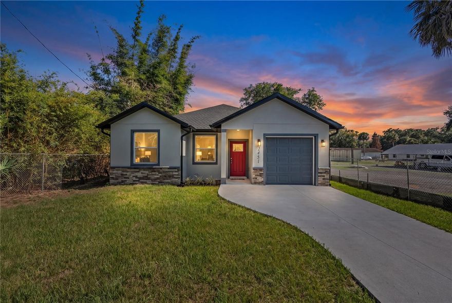 NEW CONSTRUCTION | NEVER LIVED IN | NO HOA 

Welcome to 2451 W 18th Street in Sanford, FL — a brand new construction home offering modern style, functional design, and affordability all in one package. Located just 7 minutes from Downtown Sanford, this 3-bedroom, 2-bath home features an open-concept layout with luxury vinyl plank flooring throughout, white shaker cabinetry accented with black hardware, and elegant tile work in the bathrooms that gives the home a clean, upscale feel.

The exterior stands out with a beautiful stone-accent elevation, while inside you’ll find a spacious interior laundry room, 1-car garage with motor/opener already installed, and an almost fully fenced lot ready for pets, entertaining, or simply enjoying your own private outdoor space.

If you’ve been looking for a move-in ready newly built home without the added HOA fees or builder wait times, this is one you’ll want to see in person! Call today to schedule your own private showing or inquire about closing costs coverage!