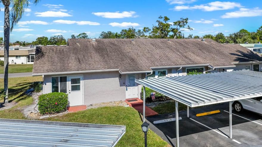 This FURNISHED 2-bed, 2-bath condo in the active and engaging 55+ community of Kings Point could be "the one" for you! With a NEW ELECTRIC PANEL (11/2025), Newer Hot Water Heater (09/2024), and a GOLF CART GARAGE WITH GOLF CART, this home is truly MOVE-IN READY. Feel welcomed inside by the spacious living room and dining room with sliding doors accessing the FLORIDA ROOM on out to the Laundry/Storage Room and garage. The kitchen comes equipped with updated cabinets and connects to the dining area. Travel down the hall to the Primary Bedroom to find a WALK-IN CLOSET and full bathroom complete with a single sink vanity and shower stall! The large secondary bedroom is tastefully appointed and only a few steps from the second full bathroom, featuring a single sink vanity and tub/shower combination. Kings Point is a bustling gated and golf cart friendly community known for a myriad of recreation facilities, indoor/outdoor heated pools, a state-of-the art fitness center, arts, crafts, tennis, pickle-ball, lawn bowling, auditorium with 800+ seating and over 200 clubs & activities. Begin the process of making this incredible place your full-time residence or home-away-from-home by scheduling your showing today!