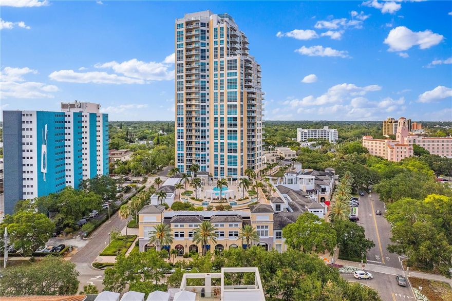 One or more photo(s) has been virtually staged. Incredible panoramic views await you from this 18TH FLOOR Antigua residence at the most sought after of residences in DTSP which is 400 Beach Drive. From the master suite, living or dining room, you can see yachts cruising in Tampa Bay. Dine out on the terrace and take in those water views or the newly renovated Vinoy Hotel [a newly remodeled Marriott Autograph Hotel] and a destination where celebrities frequent. The elevator opens into your PRIVATE FOYER and the open floor-plan and floor-to-ceiling windows bring in an ABUNDANT OF NATURAL LIGHT. The cook's kitchen features granite counters, NEW MONOGRAM MICROWAVE, DOUBLE OVEN, WOLF COOKTOP, wine cooler, warming drawer and Whirlpool refrigerator. The master bathroom also has an abundance of natural light with sunset views, a soaking tub and separate oversized shower. The large second bedroom features more lovely views, sliding window for open air and there is also a generously-sized bonus room that's ready to serve a variety of purposes. This highly sought-after address is perfectly located in downtown St. Petersburg on popular Beach Drive with trendy restaurants, museums, theaters, parks, shops, and the brand new $92M St. Pete Pier - all just steps away! The address offers easy access to everything downtown while enjoying tranquility found only on the north end of Beach Drive. This home is one level living (no elevator needed) and comes with two deeded, interior secure parking spaces, AS WELL AS YOUR OWN PRIVATE ELECTRIC CAR CHARGING STATION. BUILDING AMENITIES: 365/24/7 concierge, resort-style pool, three dry cleaning services, separate air-conditioned storage, social room w/ billiard tables, state-of-the-art fitness center, building social activities, & more! Settle in now and enjoy your ONE-OF-A-KIND condo and live among St. Pete’s trendy restaurants, museums, theaters, parks, shops and the brand new $92M St. Pete Pier!WELL AS YOUR OWN PRIVATE ELECTRIC CAR CHARGING STATION. BUILDING AMENITIES: 365/24/7 concierge, resort-style pool, three dry cleaning services, separate air-conditioned storage, social room w/ billiard tables, state-of-the-art fitness center, building social activities, & more! Settle in now and enjoy your ONE-OF-A-KIND condo and live among St. Pete’s trendy restaurants, museums, theaters, parks, shops and the brand new $92M St. Pete Pier!