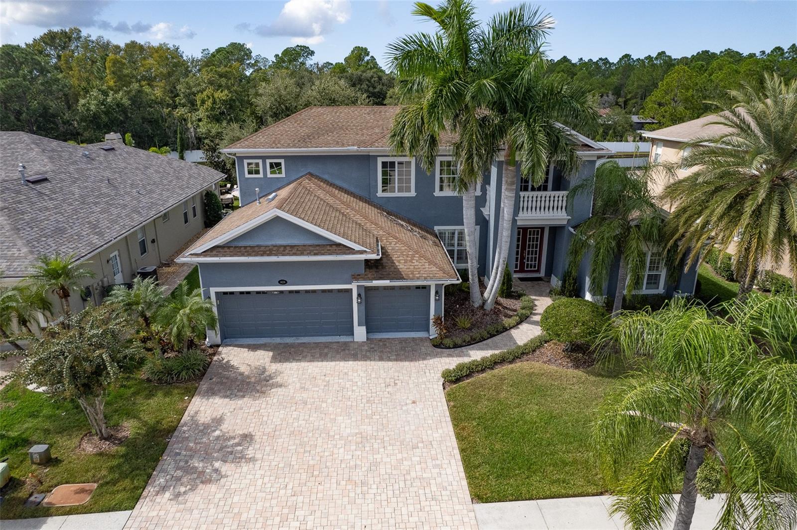 Beautiful 6 bedroom, 4.5 bath home offers a perfect blend of elegance, comfort and functionality in the highly sought-after Ivy Lake Estates community! The master suite and 2 additional bedrooms are conveniently located on the first floor, while 3 spacious bedrooms upstairs, ideal for guests or family. The open kitchen has been completely updated with Quartzite countertops, a beautiful backsplash, stainless steel appliances, and plenty of cabinetry. You’ll love the brand-new flooring, new carpets, and fresh feel throughout. Enjoy serene water views from your covered porch overlooking the pond and conservation area, no rear neighbors, just peace and privacy. The home features tray ceilings, a large 3 car garage, a gated yard, and a paved driveway. Ivy Lake Estates Is a Gated Community Offering Fantastic Amenities, Including a Large Park, Playground, Soccer Field, Volleyball and Basketball Court, Plus an Additional Smaller Park For Added Enjoyment. Conveniently Located Near Top-Rated Schools, Shopping, Dining, The Tampa Premium Outlets, Golf Courses, Airports, And Stunning Gulf Coast Beaches, This Home Provides The Perfect Balance of Tranquility and Accessibility. Don't Miss Your Chance To Own This Exceptional Property In One of Odessa’s Most Desirable Communities! Vacant and easy to show