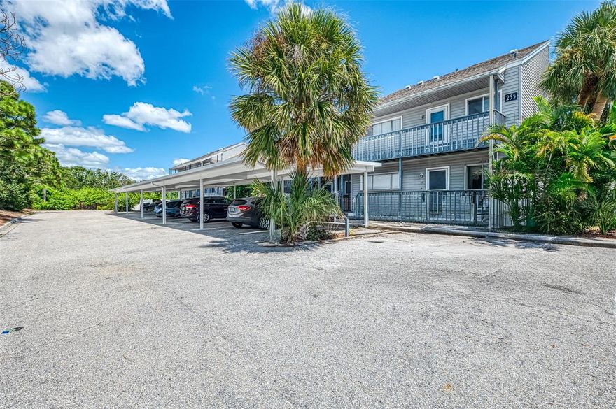 LOCATION, LOCATION. LOCATION!! Beautifully updated 2BR/2BA end-unit condo in Saybrook Manor with serene lake views! Light and bright with cathedral ceilings, extra windows, and a split floor plan for privacy. Recent upgrades include new Coastal LVP flooring, fresh paint, upgraded electrical panel, new microwave, newer range & dishwasher, updated baths, tile backsplash, and screened lanai. Features include in-unit washer/dryer, covered parking, outside storage, and large lanai with access from living room & primary suite. Community pool & clubhouse. Prime Venice location—just minutes to Venice Beach, HISTORIC DOWNTOWN VENICE, Brohard Beach & Paw Park, Caspersen Beach, Legacy Trail, world class fishing, shopping, dining, golf, and cultural attractions. Call today for your private showing and start enjoying the Florida lifestyle!!