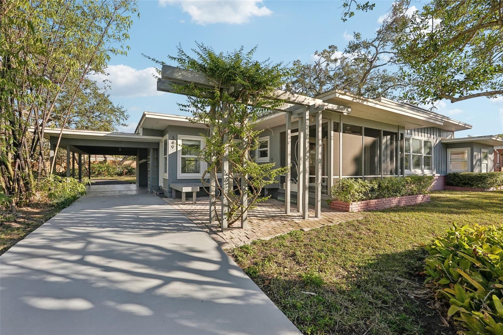 Back on market! Buyer's job transfer fell through. Nestled in the heart of Whitfield Estates, this enchanting Old Florida home sits on a lush double lot, offering unparalleled tranquility and natural beauty. At its center stands a breathtaking centuries-old oak tree, a true masterpiece of nature that provides shade and character to the expansive outdoor space.
Brimming with vintage charm, this home features classic architectural details, warm wood floors, and an inviting atmosphere that seamlessly blends history with modern comfort. Large windows invite in natural light and frame picturesque views of the tropical landscaping, where native palms, flowering plants, and meandering pathways create a private oasis. Faux ceiling and walls provide insulation to the home and the use of solar panels (owned) keep energy costs extremely low in any weather.
Located in the sought-after Whitfield Estates, you'll be minutes from Sarasota Bay, world-class beaches, and all the cultural offerings of downtown Sarasota and Bradenton. New roof to be installed mid-July.
This is a rare opportunity to own a piece of Old Florida paradise. Come experience the magic of this unique home and make it your own.