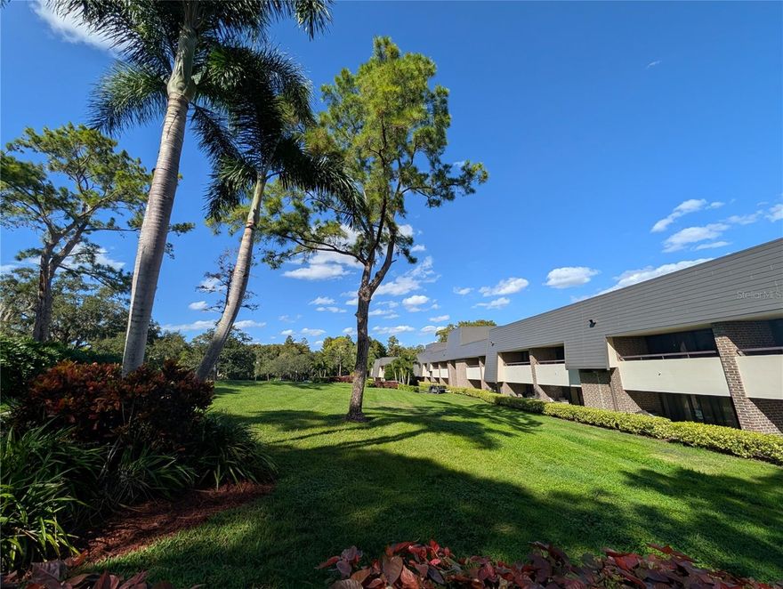 Beautifully updated 2/2 “C” unit in Innisbrook Resort’s Canterbury Lodge.  Own this unit as a vacation destination or permanent residence. This unit is complete with custom cherry cabinets, granite countertops, and polished travertine tile throughout.  One of the few “C” units with a built-in private office.  The large Master Bedroom comes with a dual vanity, and full-sized walk-in closet with custom cabinets. The unit includes new stainless steel appliances, has been freshly painted in neutral colors, and both bathrooms have been recently updated. View from the patio includes lush trees creating privacy between the heated swimming pool and Turnberry Pub, both within short walking distance.  Innisbrook is a golfer’s paradise that features 4 golf courses, including the Copperhead Course, home to the Valspar PGA Championship.
Innisbrook amenities include more than 600 acres of private wooded land, lakes, and hiking trails, six heated swimming pools, including the Loch Ness Pool with numerous waterslides, along with five outstanding restaurants including Packard’s Steak House.  The resort also includes the Salamander Spa, which offers a host of relaxing treatments and wellness programs
If you are looking for an investment opportunity, this unit can be modified to be added to the resorts rental pool program to be managed by the resort.