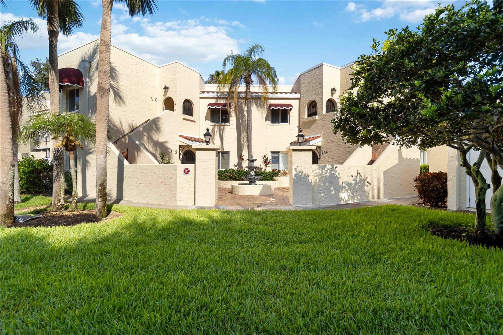 Mediterranean Elegance in the Heart of Florida! Welcome to Vizcaya, a beautifully maintained and highly sought-after gated condo community offering 24-hour security, lush landscaping, and resort-style amenities. This renovated second-floor end unit is the perfect blend of comfort, style, and tranquility. Step inside and you'll immediately notice the vaulted ceilings and abundance of natural light that pours in through large windows and sliding glass doors. The spacious balcony is ideal for morning coffee or evening relaxation, offering picturesque views of the serene pond, elegant fountain, and manicured grounds.
The kitchen is both functional and charming, featuring cream-colored wood cabinetry, Corian countertops, and ample storage—perfect for home chefs and casual entertainers alike. The open-concept layout flows seamlessly into the living and dining areas, creating an inviting space to gather and unwind.
The primary suite is a true retreat, complete with dual walk-in closets and a renovated spa-like bathroom that includes dual sinks, a glass-enclosed walk-in shower, and a separate vanity area. The split-bedroom floor plan allows for privacy and flexibility, making it ideal for hosting guests or setting up a home office.
Vizcaya is more than just a place to live—it's a lifestyle. Residents enjoy access to an elegant clubhouse, one of the largest heated community pools in the area, fitness centers, saunas, a large meeting and event room, and a calendar full of community activities and social gatherings. The beautifully landscaped grounds, walking paths, and tranquil water features make every day feel like a vacation.
Ideally located near shopping, dining, golf courses, medical facilities, and the Gulf beaches, Vizcaya offers a prime location with the peace and privacy of a gated oasis. Don’t miss this rare opportunity to enjoy elegant Florida living in one of the area's most established and well-kept communities!