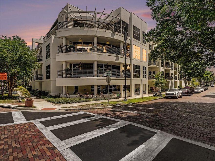 Located at Lake Eola’s most desirable address, One South Eola is an exceptional residence offering an unmatched blend of walkability, style, and urban convenience. Set within 22 low rise units, the Art Deco boutique condo is Unit 1, offering more privacy than typical high-rises.  Unit 1 is unique and exclusive, offering a front row seat to Lake Eola. 

Setting this residence apart is its two story, dual-entry design. Beyond the second-floor interior entrance, enjoy the privacy of your own ground-floor entrance through an exceptionally large garden porch. This rare feature provides effortless access, acting as a private terrace for pet owners just steps from Lake Eola Park.  

Remodeled in 2020, this extensively upgraded 3 bedroom, 3 bath home showcases distinctive character. Designed for both comfort and entertaining, the open concept layout creates a seamless flow. The kitchen serves as a true focal point, featuring stunning granite countertops and island. The entry area includes a large custom built bar with a wine refrigerator, ideal for hosting.  The second floor also offers a bird’s eye balcony of Lake Eola Park.  Additional highlights include smart home features, two garage parking spaces, one equipped for electric vehicle charging, two additional visitor parking passes, all an uncommon perk in downtown living.

Enjoy the very best of Orlando just steps from the vibrant dining scene of the Thornton Park district, along with its many parks and entertainment spots including the Dr. Phillips Center, Kia Center, Creative Village.  Come home to a fully upgraded, move-in ready residence in the heart of it all.
