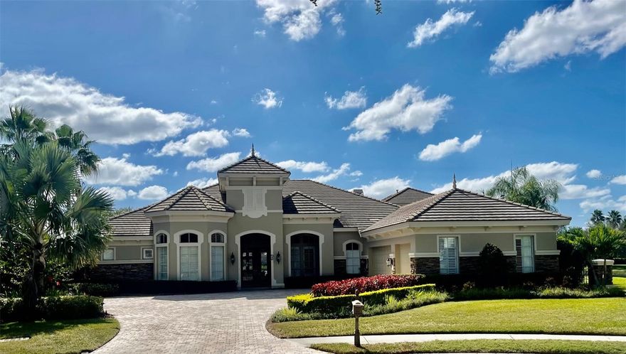 Welcome to 11828 Shire Wycliffe! This remarkable property is now available for sale, offering an expansive and beautifully designed residence in the highly sought-after Waterchase community. With its impressive size and unique features, this home is sure to captivate your imagination.
Originally constructed by the esteemed Marc Rutenberg, this house is over 6,000 square feet of living space. The attention to detail and high-quality craftsmanship are evident throughout every corner of this stunning property.
As you step inside, you'll be greeted by a grand entrance that sets the tone for the rest of the home. The floor plan has been thoughtfully designed to offer both privacy and comfort, with generously sized rooms that cater to your lifestyle needs.
One of the standout features of this residence is the 'Pub' Room, which adds an element of fun and entertainment to your gatherings. Whether it's family get-togethers, birthday parties, or game days, this space is perfect for large get togethers. 
For those who work from home or need a dedicated workspace, an executive office awaits you. This room boasts high-quality wood floors and built-in shelving, providing a conducive environment for productivity.
Additionally, there is a bonus room with large windows that offer breathtaking views of the lake. This versatile space can be utilized as a playroom or even a second office, catering to your specific needs.
The bedroom layout is intelligently designed with four bedrooms located on the main level, split into separate private wings. This arrangement ensures privacy and convenience for everyone in the household. Two of these bedrooms share a spacious bathroom with double vanities.
The expanded area of the home includes another bedroom with an en-suite bathroom and a small kitchenette, making it ideal for accommodating guests or a live-in nanny. This additional living space provides flexibility and convenience for your unique needs.
The kitchen is a true chef's dream, featuring beautiful granite countertops and a stunning backsplash. It offers ample space for meal preparation and entertaining, allowing you to unleash your culinary creativity.
Outside, the property is situated on a beautiful lot with a gorgeous pool overlooking the lake, adding to the overall appeal of this residence. Waterchase is renowned for its picturesque surroundings and desirable amenities, making it a highly sought-after community.
With five bedrooms, six bathrooms, and three parking spaces, this home offers ample space for everyone to spread out and enjoy their own personal retreats.
Wonderful location near restaurants, shopping, schools, and a verity of sports complexes.