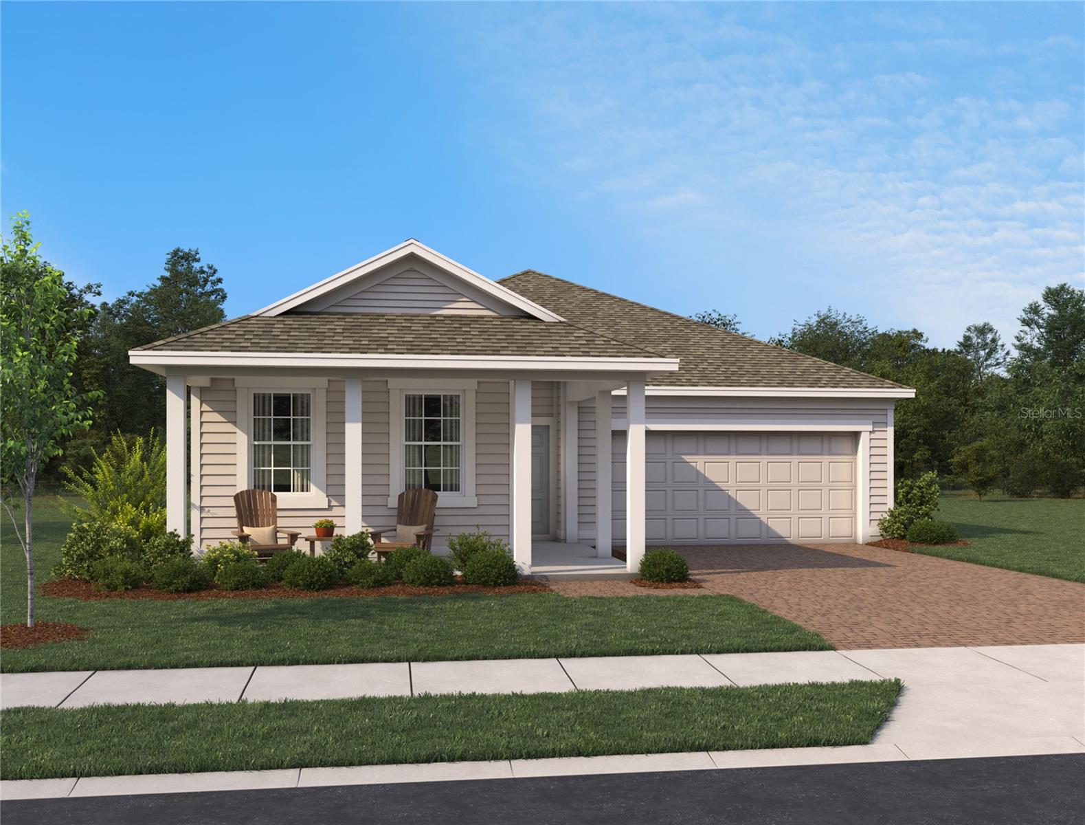 Under Construction. Rates as low as 3.99%*! Welcome to Ardisia Park, a charming natural gas community ideally located just minutes from the famous New Smyrna Beach and offering quick access to I-95, Daytona, and Port Orange. This thoughtfully designed home sits on a picturesque pond homesite and combines elegant features with relaxed Florida living.
Step inside to find soaring ceilings in the living room and an open-concept layout centered around a spacious kitchen—perfect for entertaining or everyday living. The heart of the home boasts 42" cabinetry, quartz countertops, and a large island ideal for gathering. Just off the kitchen, the covered lanai provides the perfect space to enjoy the outdoors with peaceful water views.
Upstairs, the primary suite features a private sitting room, offering a quiet space to unwind, along with generous closet space and a spa-inspired bath. Every detail in the home is curated by the Ashton Woods Studio and inspired by our Harmony Collection, showcasing timeless design with bold black hardware finishes and warm, modern accents.
With stylish interior selections, a desirable location, and a serene outdoor setting, this home offers the best of both comfort and convenience—just minutes from the coast. Experience life inspired at Ardisia Park.