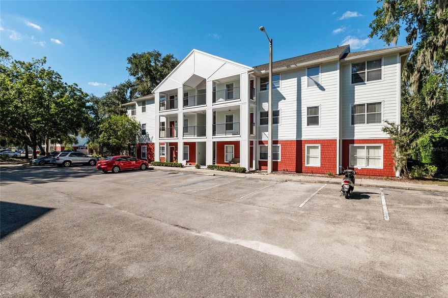 Walk to UF Health and bike to the University of Florida!
This spacious 3-bedroom, 2-bath second-floor condo offers an open living and dining area with tile floors throughout the main living spaces and laminate in all bedrooms—no carpet! The kitchen features light cabinetry, matching appliances, and plenty of counter space. There’s also an indoor laundry room with shelving for additional storage.
Community amenities include a fitness center, pool, and a bus stop right outside with a direct route to UF. Ideal location near Shands, UF Health, the VA, shopping, and dining.
