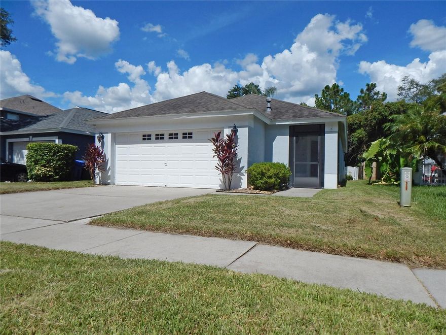 Check out this incredibly affordable 3 bedroom pool home in Fishhawk Ranch, one of Tampa's premiere master planned communities! This home features recently updated kitchen, baths, plank flooring, a screen enclosed pool, 2 car garage, and fenced back yard!  With many upgrades including the roof, HVAC, pool equipment, water softener, etc in the last 5-10 years this house is ready to move in and enjoy! Fishhawk residents enjoy access to community parks, pools, rec centers, trails, top rated schools, and more! Less than 1 mile from Bevis Elementary. Call today to schedule your viewing before it is gone!