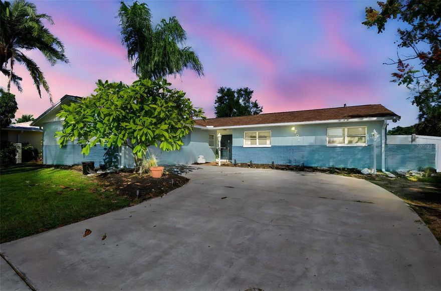 One or more photo(s) has been virtually staged. Welcome to your boating oasis in Bay Crest Park!
This 4-bedroom, 2-bath single-story home sits on a generous corner lot and features vaulted ceilings, a cozy fireplace, and an inviting inground pool perfect for entertaining. The oversized driveway and gated side yard, ideal storage for your boat, camper, or trailer. Enjoy access to the community’s private boat ramp with direct Bay access — perfect for boating enthusiasts. Additional highlights include a newer roof (2022) and fresh exterior paint (2024) Conveniently located just waiting for the next Owner to make it your own. Just minutes from Tampa International Airport, Pinellas beaches, shopping, dining, and all the lifestyle perks the Tampa Bay area has.