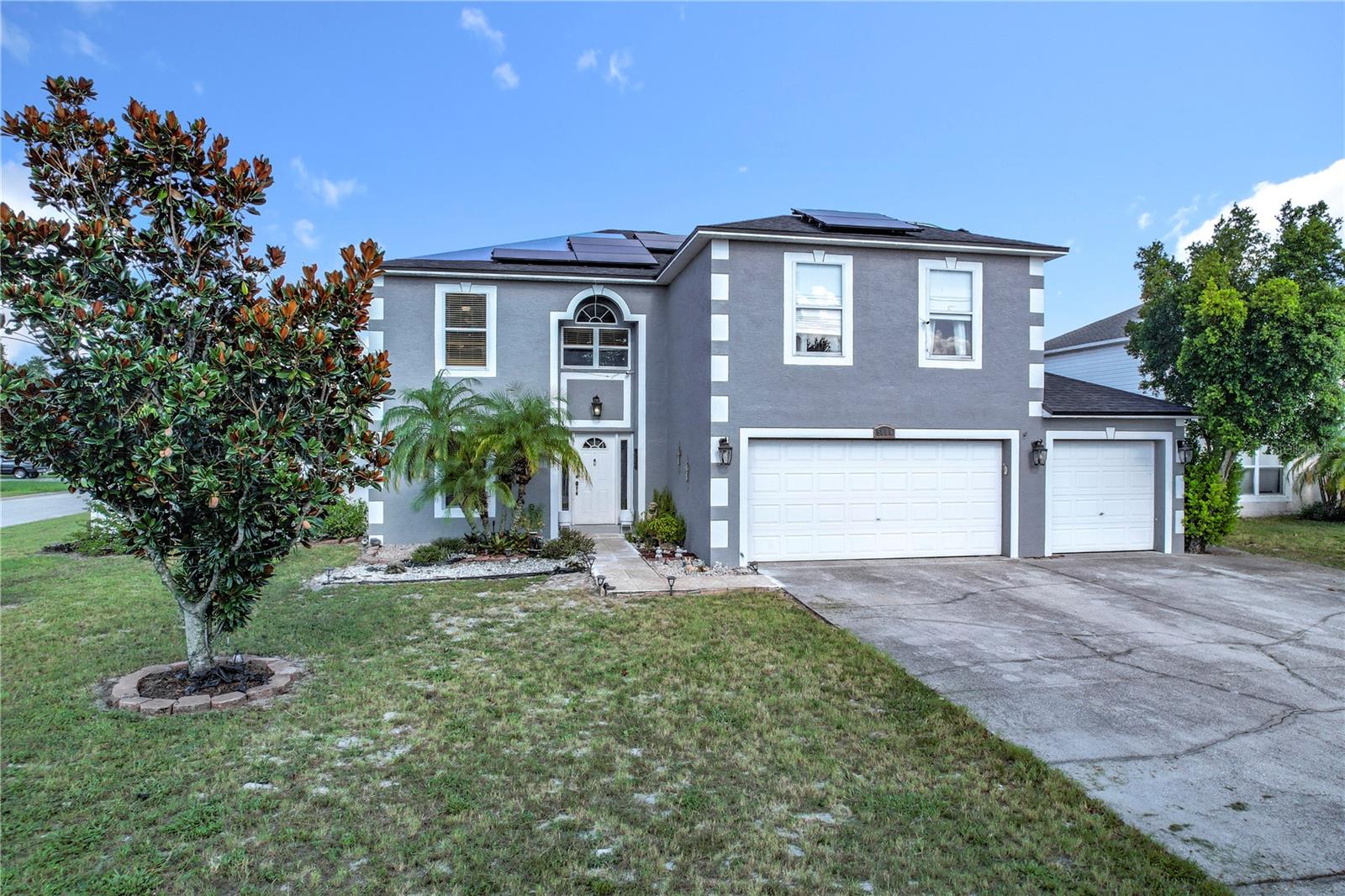 Welcome to this well-maintained Winter Haven pool home, offering over 2,400 sq ft of living space on a corner lot. This 4-bedroom, 2.5-bathroom home includes a 3-car garage, wood floors in the kitchen, foyer, and dining room, and spacious rooms with generous closet space. Upstairs, a cozy loft provides the perfect spot to unwind.
Step outside to a screened and heated inground pool and spa, surrounded by a large, fenced backyard—ideal for privacy and outdoor enjoyment. The property also includes a rear parking pad with its own side entry, perfect for storing a boat or trailer.
If you're looking for an affordable, move-in ready pool home with room to grow—or a strong investment opportunity—this is one you don’t want to miss. The seller is motivated, so schedule your showing today.