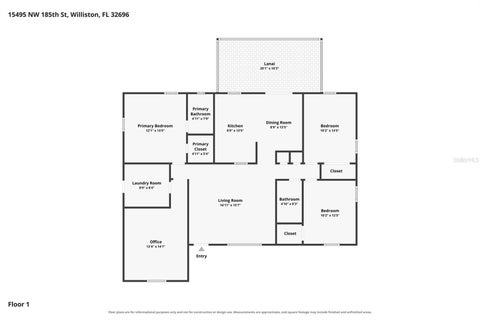 Tiny photo for 15495 NW 185th Street, Williston, FL 32696 (MLS # GC544211)