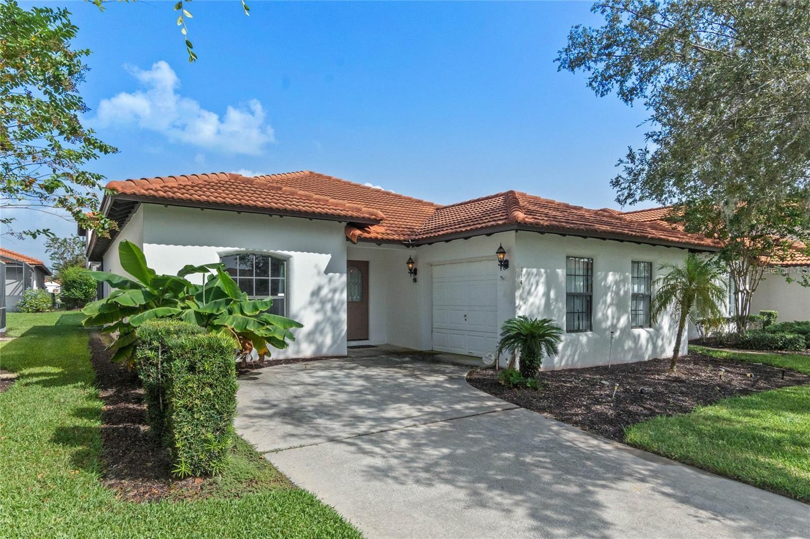 Welcome to the gated High Grove community! As you step inside, this 3 bedroom 2 bathroom home the fully ceramic tiled open floor plan welcomes you, featuring a kitchen bar and all stainless steel appliances, a master bedroom strategically placed at the back for easy access to your private pool. The High Grove community offers a lifestyle of leisure with recreational activities for the whole family, including a playground, community pool, clubhouse, fitness center, arcade, valet trash, yard maintenance, and pest control. This home is just minutes away from theme parks, shopping centers, grocery stores, and premier golf courses. Perfect for short-term rentals, a second home getaway, or your full-time residence.