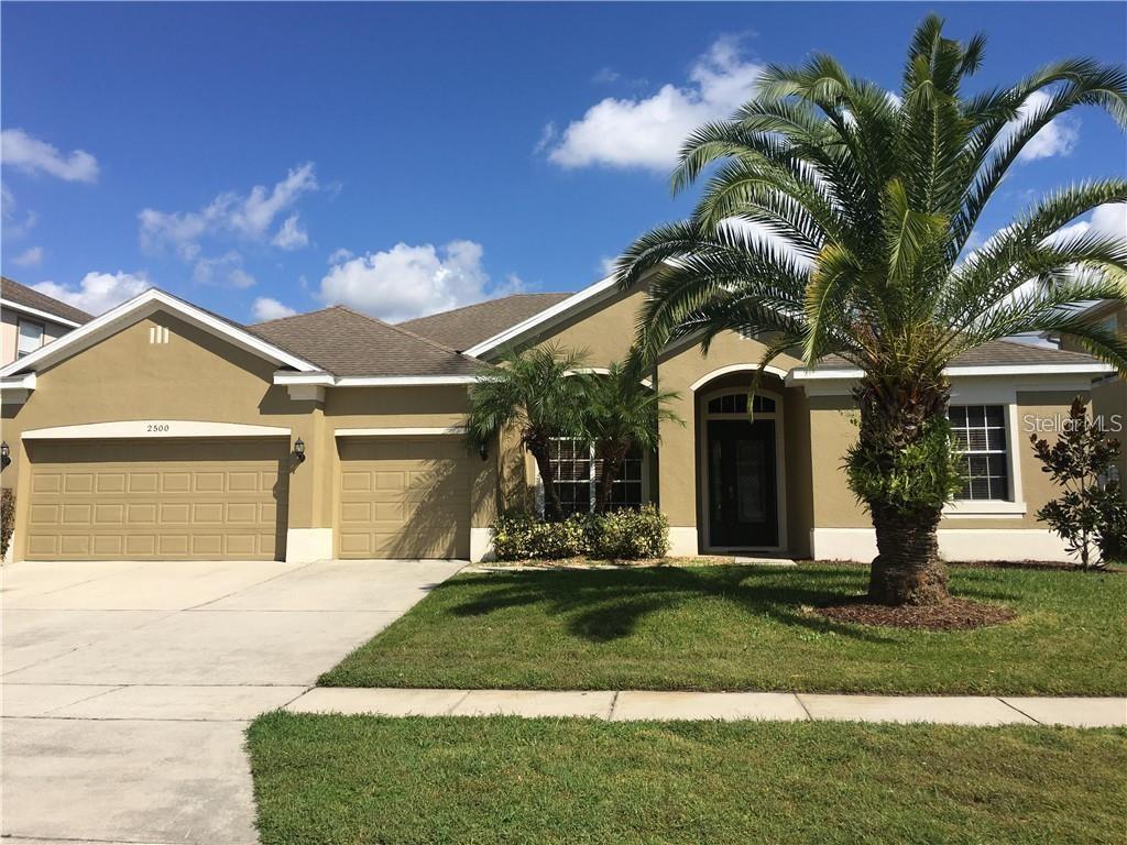 Location, Location, Location. Beautiful home in the Cypress Reserve gate Community just minutes away from the Loop Shopping Center, Puerta del Sol Shopping Center, a variety of restaurants, 15 minutes to Disney, Universal Studios, other parks & airport. This is a great home, spacious 5 bedrooms, 4 baths, an Office, and a 3-car garage. Home features one-story block construction, wood and tile flooring, a formal dining room with a kitchen and breakfast nook, ample cabinet space, walk-in closets, volume ceilings, master suite that includes a garden tub with a separate shower. There is a community pool, basketball and tennis court, in a gated community, and security Patrol.