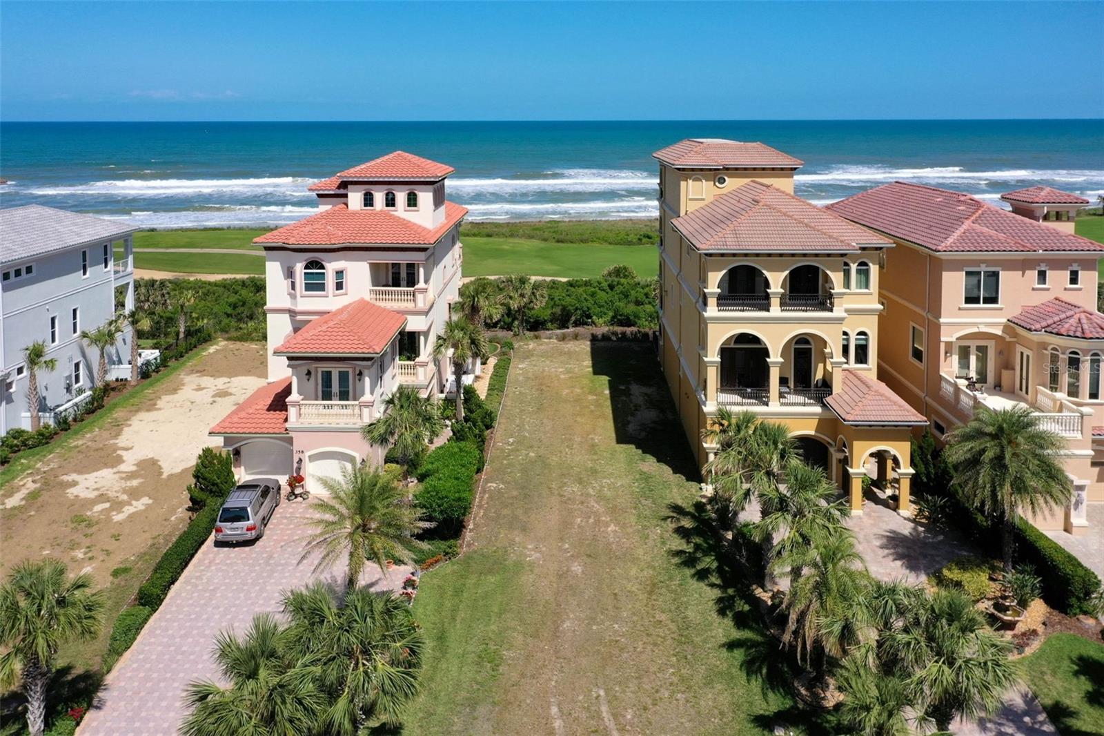 Discover the pinnacle of coastal living at 356 Ocean Crest Drive, a premier homesite nestled in the exclusive Northshore Estates community of Palm Coast. Perfectly positioned just off the 18th green of the world-renowned Jack Nicklaus-designed golf course, this rare vacant lot offers sweeping ocean and golf course views—a true gem along Florida’s scenic coastline.
Located just steps from a convenient beach walkover, you’ll enjoy easy access to the sand and surf, with sunrise views in the back and glowing sunsets from the front. This exceptional lot provides an unmatched canvas to build your dream home in one of the area's most sought-after communities.
With only a handful of ocean-view lots remaining on Ocean Crest Drive, opportunities like this are quickly disappearing. Whether you're envisioning a serene full-time residence or a luxurious vacation retreat, this property offers the ultimate blend of natural beauty, privacy, and resort-style living.
Enhance your lifestyle with an optional Hammock Beach Resort membership, offering exclusive access to championship golf, resort pools, oceanfront dining, fitness facilities, a world-class spa, and more.
356 Ocean Crest Drive is more than just a homesite—it’s a rare opportunity to create your own slice of paradise in the heart of Florida’s Coast.