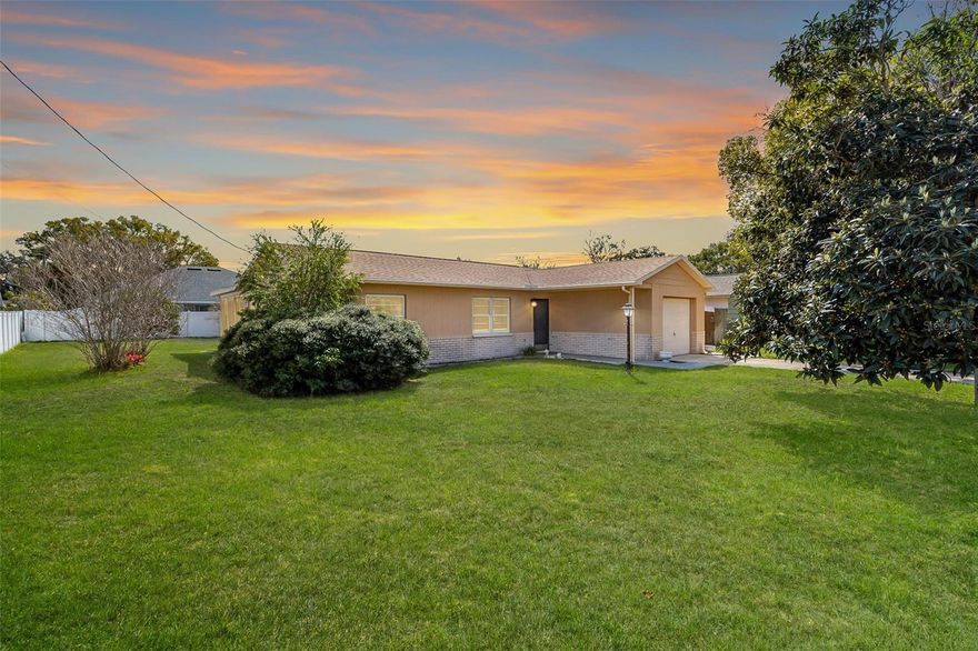 Make sure to check out the Virtual Tour for a 3D Model w/ Walkthrough, Floor Plan w/ Measurements, Video, & more! Tucked into a quiet Spring Hill neighborhood, this 2 bedroom, 2 bathroom home with a 1-car garage offers comfortable living, a practical layout, and a generously sized yard - all with no HOA, no CDD, and located outside of a flood zone! What this really means: more freedom, fewer extra fees, and one less thing to worry about! Inside, you’ll find 1,118 square feet of bright living space with natural lighting and multiple living areas, giving you flexibility to relax, entertain, set up a home office, or finally have that hobby space you’ve been talking about. The layout gives everyone their own space while still keeping the home feeling connected and welcoming! The open kitchen and dining area features white shaker cabinets, granite countertops, stainless steel appliances, and a convenient breakfast bar - perfect for morning coffee, quick meals, or gathering with friends while someone shows off their cooking skills! Durable vinyl flooring runs throughout much of the home, offering both style and easy maintenance. The split-bedroom floor plan provides added privacy, with the master suite separated from the additional bedroom and bathroom - ideal for guests, roommates, family or anyone who appreciates a little extra quiet at the end of the day! One of the highlights of the home is the glass-enclosed patio, creating a comfortable bonus space to enjoy year-round. It’s the perfect spot to ease into the morning, unwind in the evening, or simply watch Florida sunsets! Step outside to a .23-acre lot with a large backyard, offering plenty of room for pets, gardening, outdoor gatherings, or future possibilities like a firepit, play area, or pool. The backyard also includes a storage shed, providing convenient extra storage for tools, toys, equipment, and outdoor gear - helping keep everything organized and within reach! Location is another strong point with this one! The home is approximately 5–10 minutes from shopping, dining, and grocery stores, 8–12 minutes from the Suncoast Parkway for easy commuting, and about 45 minutes to Tampa International Airport. When it’s time to enjoy Florida’s natural beauty, Weeki Wachee Springs State Park and the Gulf Coast beaches are only 15–20 minutes away, offering kayaking, boating, waterfront dining, and some of the clearest spring water in the state! If you’re looking for a home that offers comfort, flexibility, outdoor space, and a convenient location... without HOA rules hovering over your weekend plans, this one is ready to welcome you home!