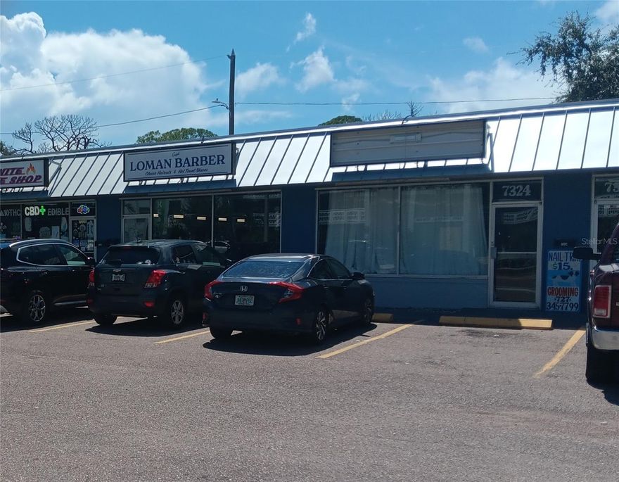 Prime Central Ave. location ready for your business. Nice bright open area with large, full glass front. Building signage as well as large complex sign.